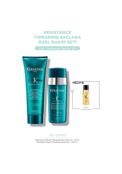 Resistance Yıpranmış Saçlara Özel Bakım Seti - Şampuan & Serum