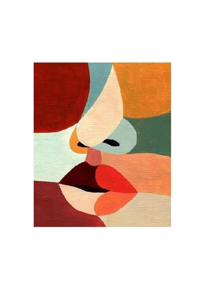 Kadının Esareti 6 Sayılarla Boyama Seti - Çerçeveli, 40x50cm