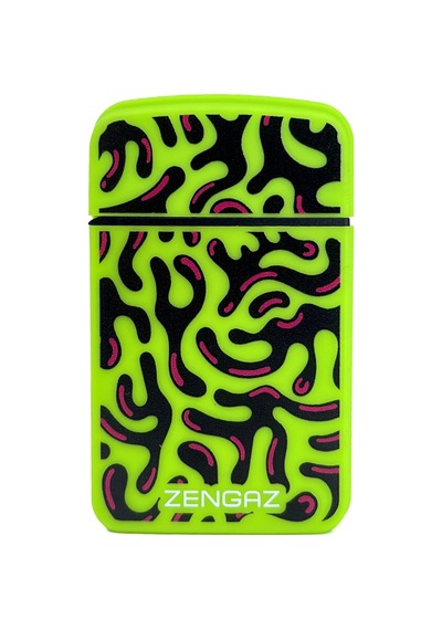 Zengaz Cool Tasarım Jet Alev Çakmak - Neon Acid Yeşil