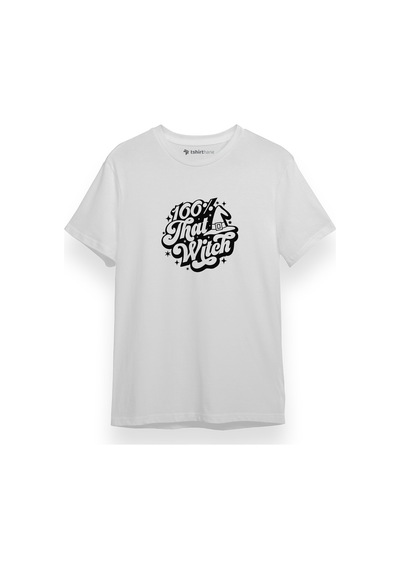 100 Per Cent That Witch Beyaz Kısa Kol Erkek Tshirt 001