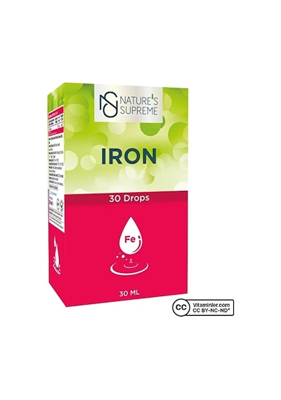 Nature's Supreme Iron 30 Ml 2 Adet