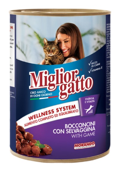 Miglior Gatto Av Hayvanlı Konserve Yetişkin Kedi Maması 405 Gr 24'lü