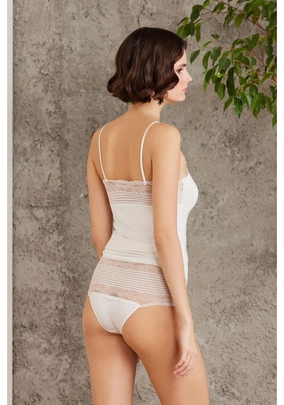 Pierre Cardin 385 Kadın Atlet Külot Takım-ekru Ekru