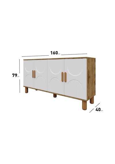 Linea Bohem Konsol 4 Kapaklı Mdf Mebran Kapak 160 Cm Modern Salon Konsolu Aytaşı Ceviz Aytaşı - Çam Linea Bohem Konsol 4 Kapaklı Mdf Mebran Kapak 160 Cm Modern Salon Konsolu Aytaşı Ceviz Aytaşı - Çam