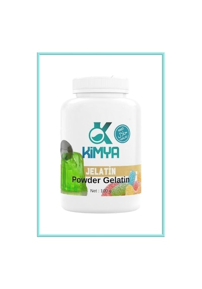 Ok Kimya Jelatin Toz Helal Sığır Jelatini Gelatin Powder 100 G