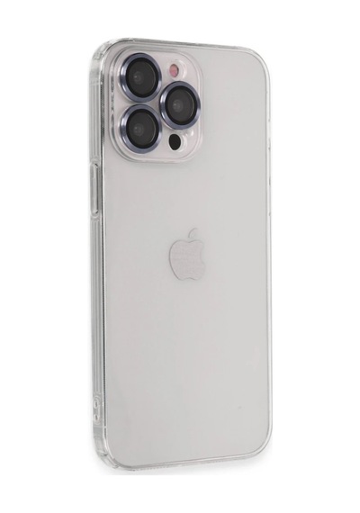 Apple İphone 13 Pro Max Kılıf Luko Lens Silikon - Sierra Blue 0.2M-Çok Renkli