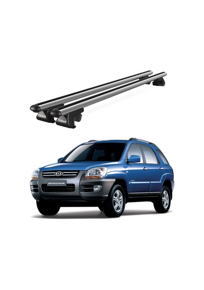 Venüs Kia Sportage 2004-2009 Uyumlu Gri Ara Atkı Port Bagaj Tavan Barı