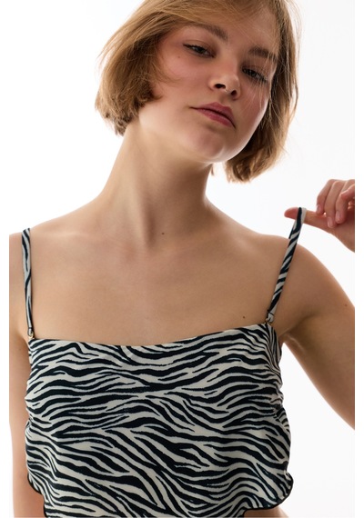 Penti Wıld Zebra Scarf Bikini Üstü
