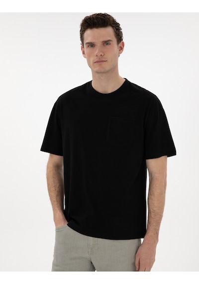 Pierre Cardin Erkek Siyah Tişört Basic 50306991-vr046 Siyah