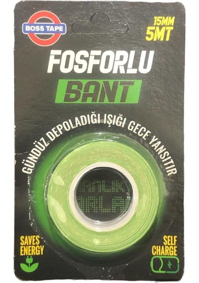 Fosforlu Bant 15 Mm 5 Mt