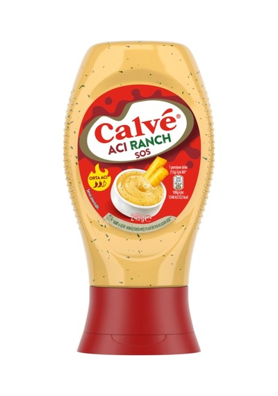 Calve Acı Ranch Sos 240 G - 8 Adet Tarı