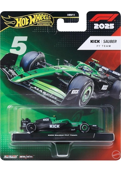 Hot Wheels Premium Formula 1 Yarış Arabası Sauber Bortoleto - Hrv11-jkd89 Çok Renkli