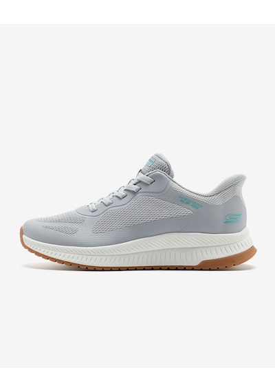 Skechers Bobs Squad 4 - Staple Look Kadın Gri Spor Ayakkabı 117624 Ltgy Gri