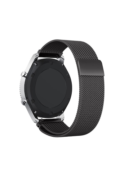 Samsung Uyumlu Gear S3 Kordon Frontier & Classic Metal Örme Kayış