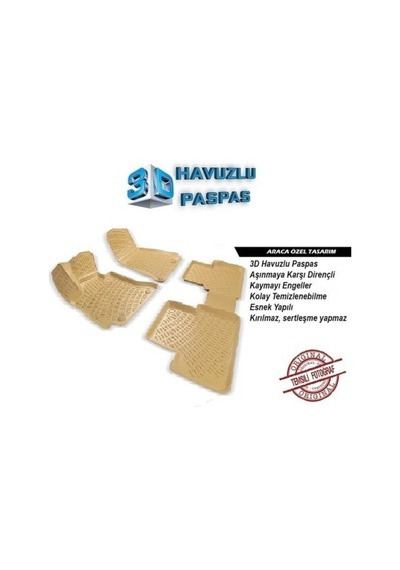 Rizline Audi A5 2007-2015 3D Havuzlu Bej Paspas