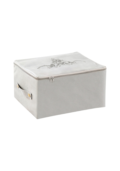 Madame Coco Çiçek Desen Baskılı Hurç Bhu-0430x22x18cm-gri