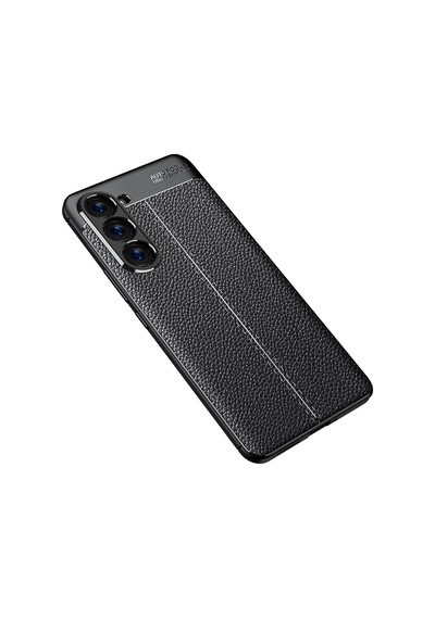 Galaxy S23 Plus Kılıf Zore Niss Deri Desenli Silikon Kılıf