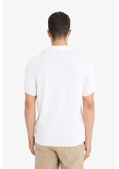 Defacto Standart Fit Polo Yaka Triko Kısa Kollu Tişört E3450ax25smer100 Ekru Defacto Standart Fit Polo Yaka Triko Kısa Kollu Tişört E3450ax25smer100 Ekru