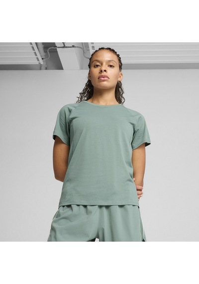 Puma Run Velocıty Tee Trı-blend Kadın Tişört Mavi