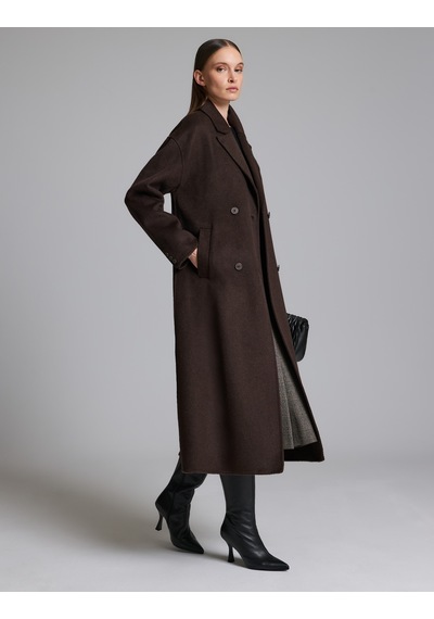 Pierre Cardin Kahverengi Yün Karışımlı Kaşe Kaban 50329239-vr029