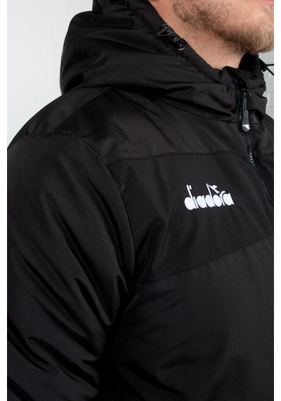 Diadora Alto Anorak Uzun Mont Siyah