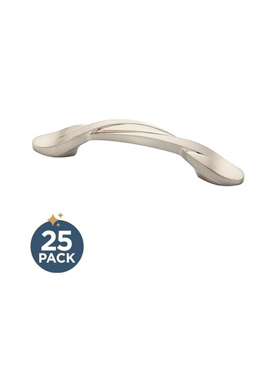 Kavisli Dolap Çekme 3 Inç Çekmece Kolu 25'li Paket P35518k-sn-b1