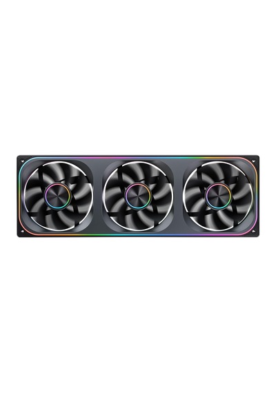 Za-360br Ters Pc Kasa Fanı, Hepsi 3 Bir Arada, 3x120mm 3pin Argb Fanlı Tek Çerçeve Ünitesi, Standart