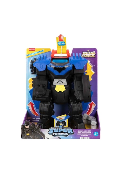 Imaginext Sesli Ve Işıklı Dc Metal Force Super Friends Batman Uçu