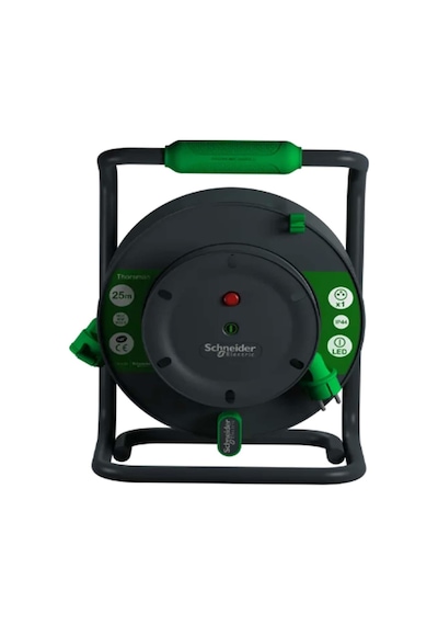 Schneider Thorsman Uzatmalı Kablo Makarası IP44 HO7 VVF 3G2.5 25MT Kablo Topraksız - IMT33153