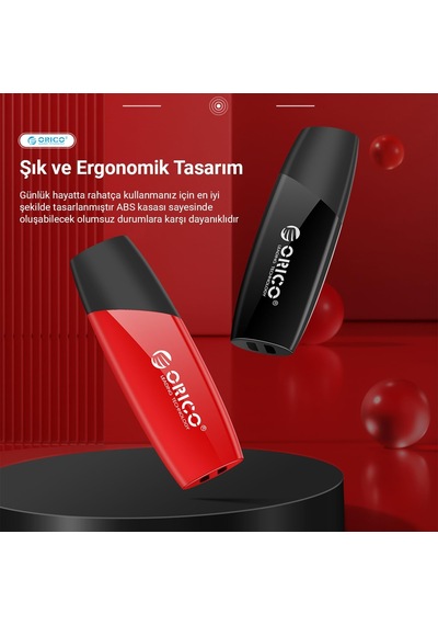 Type-c Usb3.2 Gen1 256gb Usb-c Flash Bellek Kırmızı