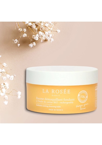 La Rosee Paris Organik Kiraz Yağı İçeren Eriyen Makyaj Temizleme Balsamı 90 ML