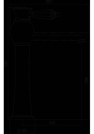 Fontana F-421 Lavabo Bataryası Krom