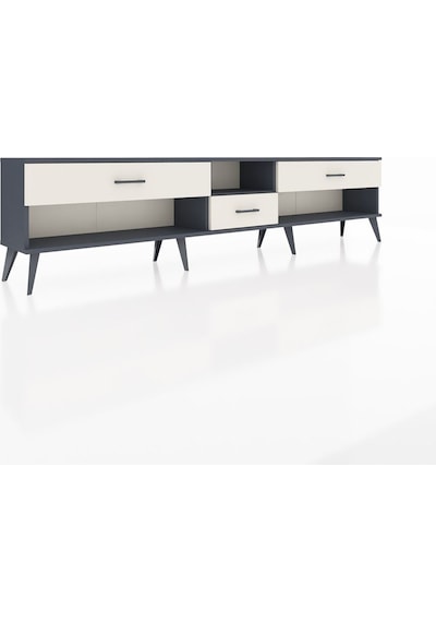 Arges Tv Ünitesi Tek Raflı 3 Çekmeceli 220x30x51 Antrasit-antrasit/aytaşı Antrasıt/aytası - Antrasıt Arges Tv Ünitesi Tek Raflı 3 Çekmeceli 220x30x51 Antrasit-antrasit/aytaşı Antrasıt/aytası - Antrasıt