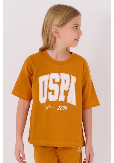 U.S. Polo Assn. Kız Çocuk Sarı Bermuda Takım 5274-43717 Sarı