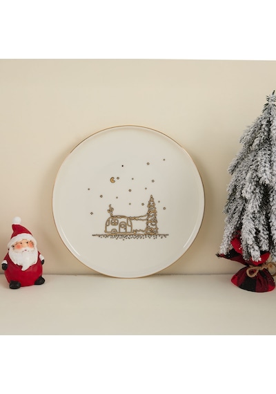Aryıldız New Year Feast Pasta Tabağı 21 Cm Çok Renkli