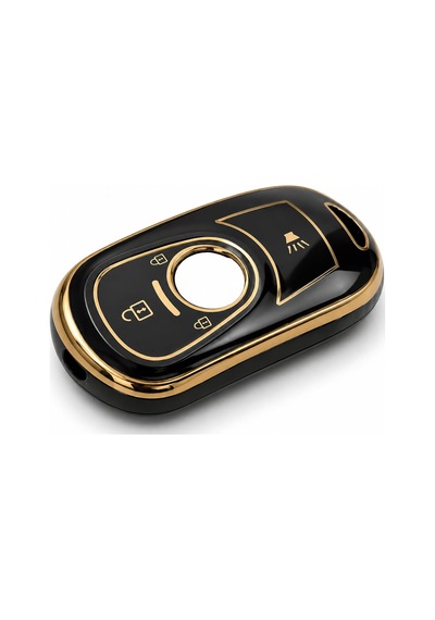 Autohan Keys Astra K Ve Insignia Grand Uyumlu Anahtarsız Çalıstırma Nano Anahtar Kılıfı Siyah Gold Renk