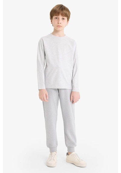 Defacto Erkek Çocuk Regular Fit Pantolon R5970a625augr377 Gri