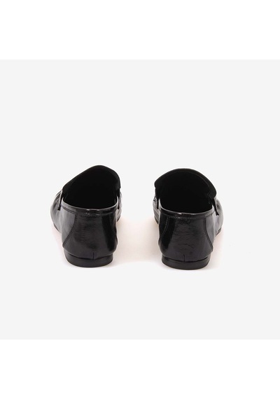 Hawen Angels Kadın Enjeksiyon Kösele Loafer 61145 Siyah