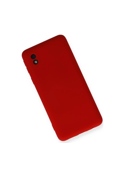 Samsung Uyumlu Galaxy A01 Core Kılıf Nano İçi Kadife Silikon - Kırmızı 0.2M-Çok Renkli