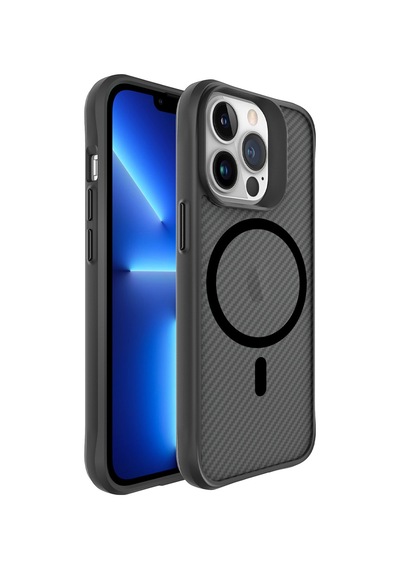 Bix Apple Uyumlu iPhone 13 Pro Carbon Fiber Force Magsafe Kılıf Anti-şok Teknolojili Kamera Ve Ekran Korumalı Bix Apple Uyumlu iPhone 13 Pro Carbon Fiber Force Magsafe Kılıf Anti-şok Teknolojili Kamera Ve Ekran Korumalı