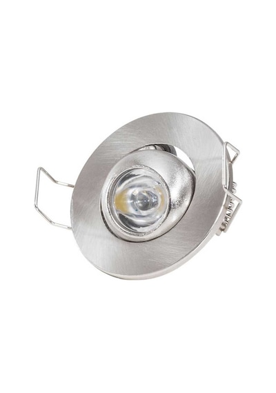 Ack 1w Beyaz Led Spot Armatür Saten Kasa Beyaz