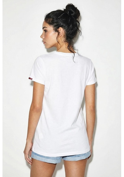 Shade Kadın Pamuk El İşi Nakış Detaylı  Tasarım T-shirt 1006 60282052 - Beyaz L