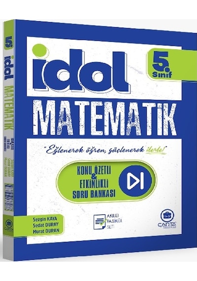 Çanta 2025 5. Sınıf İdol Matematik Konu Özetli Etkinlikli Soru Bankası 4 Fasikül