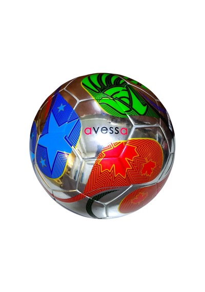 Avessa Ft-2100 Futbol Topu 5 No Gümüş Renk Çok Renkli