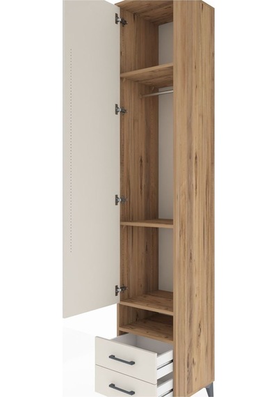 Hyperion Dolap 4 Raflı 2 Çekmeceli Tek Askılı 44x44x243 Çam-aytaşı Atlas Çam Hyperion Dolap 4 Raflı 2 Çekmeceli Tek Askılı 44x44x243 Çam-aytaşı Atlas Çam
