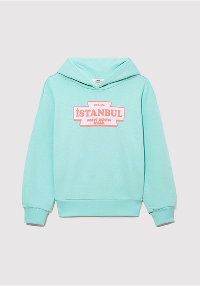 Mavi - Yeşil Sweatshirt 7s10062-71676 Yeşil