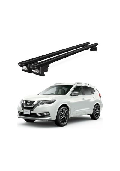 Venüs Nissan X-trail 2014-2022 Uyumlu Siyah Ara Atkı Port Bagaj Tavan Barı