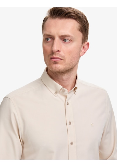 Pierre Cardin Erkek Bej Gömlek Desenli 50325365-vr011