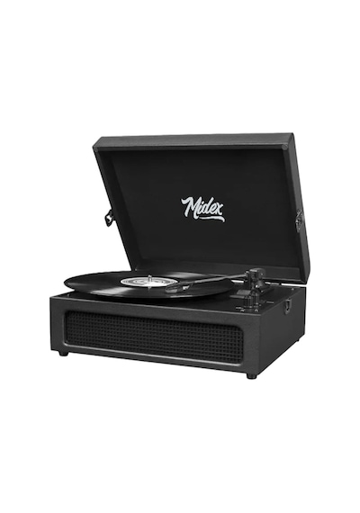 Midex Mtx-420bk Nostaljik Bluetooth Pro Pikap Plakçalar Şarjlı 3 Devirli Siyah