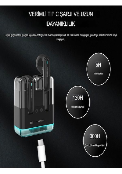 Deanb Modern Buds LPX4 Bluetooth 5.4 Kulak İçi Kulaklık